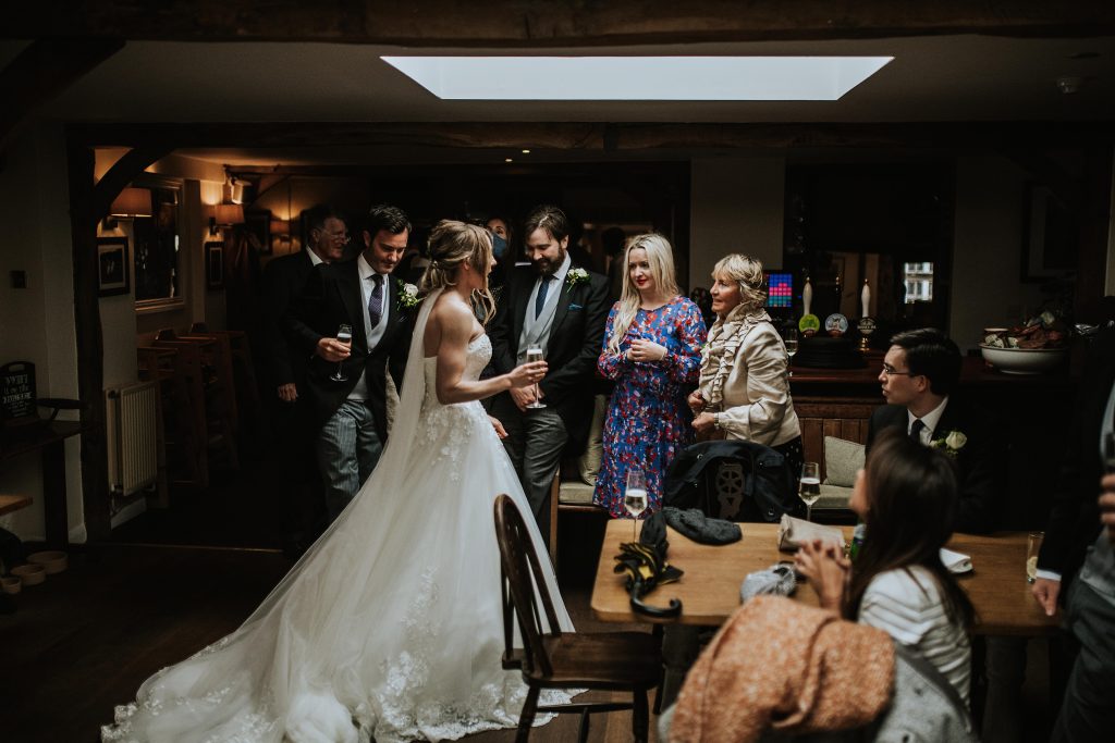 Wedding at country pub in Sussex